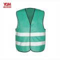 High visibility polyester security warning construction reflective safety vest